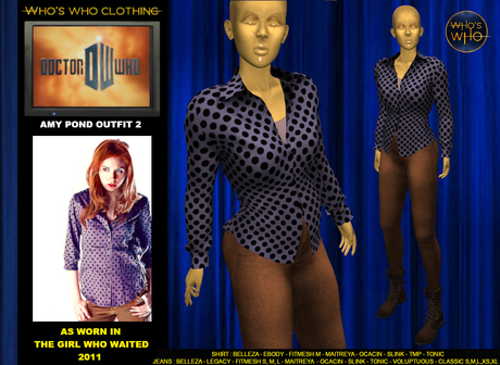 Second Life Marketplace - WW Amy Pond Outfit 2